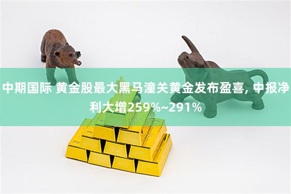 中期国际 黄金股最大黑马潼关黄金发布盈喜, 中报净利大增259%~291%